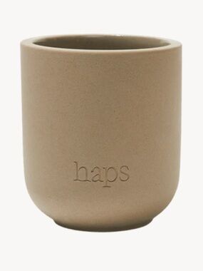 Haps Mood Care Ceramic Candle Vessel